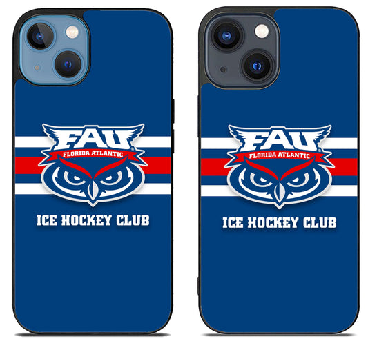 Florida Atlantic Owls Ice Hockey iPhone 15 | iPhone 15 Plus Case