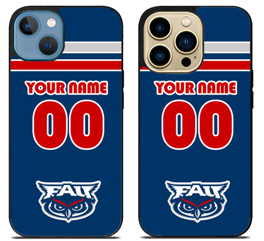 Custom Personalized Florida Atlantic Owls iPhone 14 | 14 Plus | 14 Pro | 14 Pro Max Case