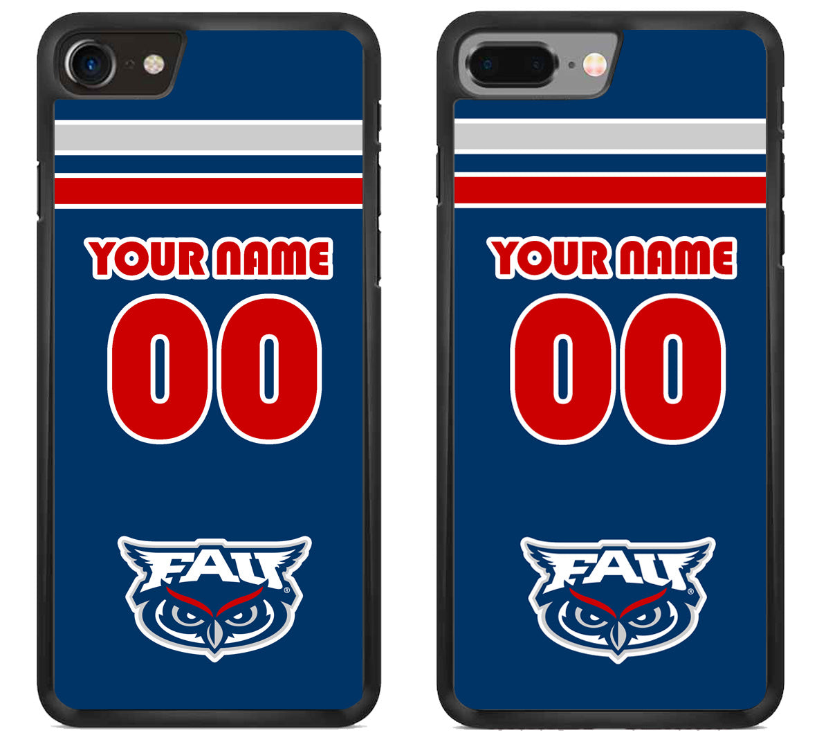 Custom Personalized Florida Atlantic Owls iPhone 8 | 8 Plus Case
