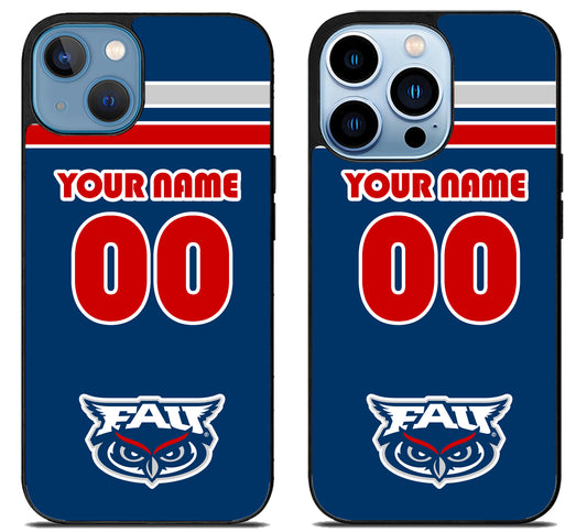 Custom Personalized Florida Atlantic Owls iPhone 13 | 13 Mini | 13 Pro | 13 Pro Max Case