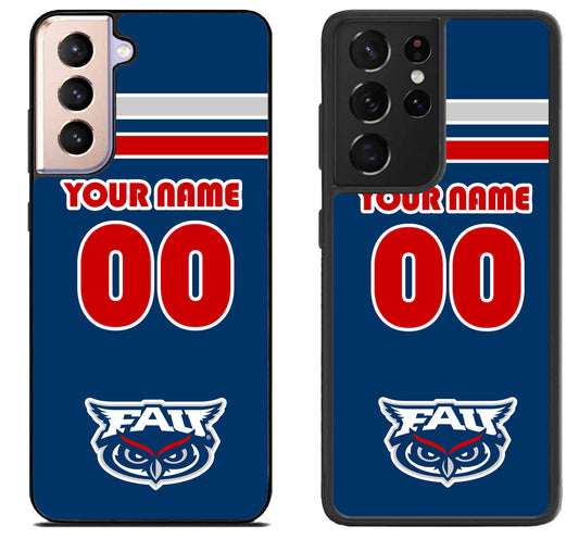 Custom Personalized Florida Atlantic Owls  Samsung Galaxy S21 | S21 FE | S21+ | S21 Ultra Case
