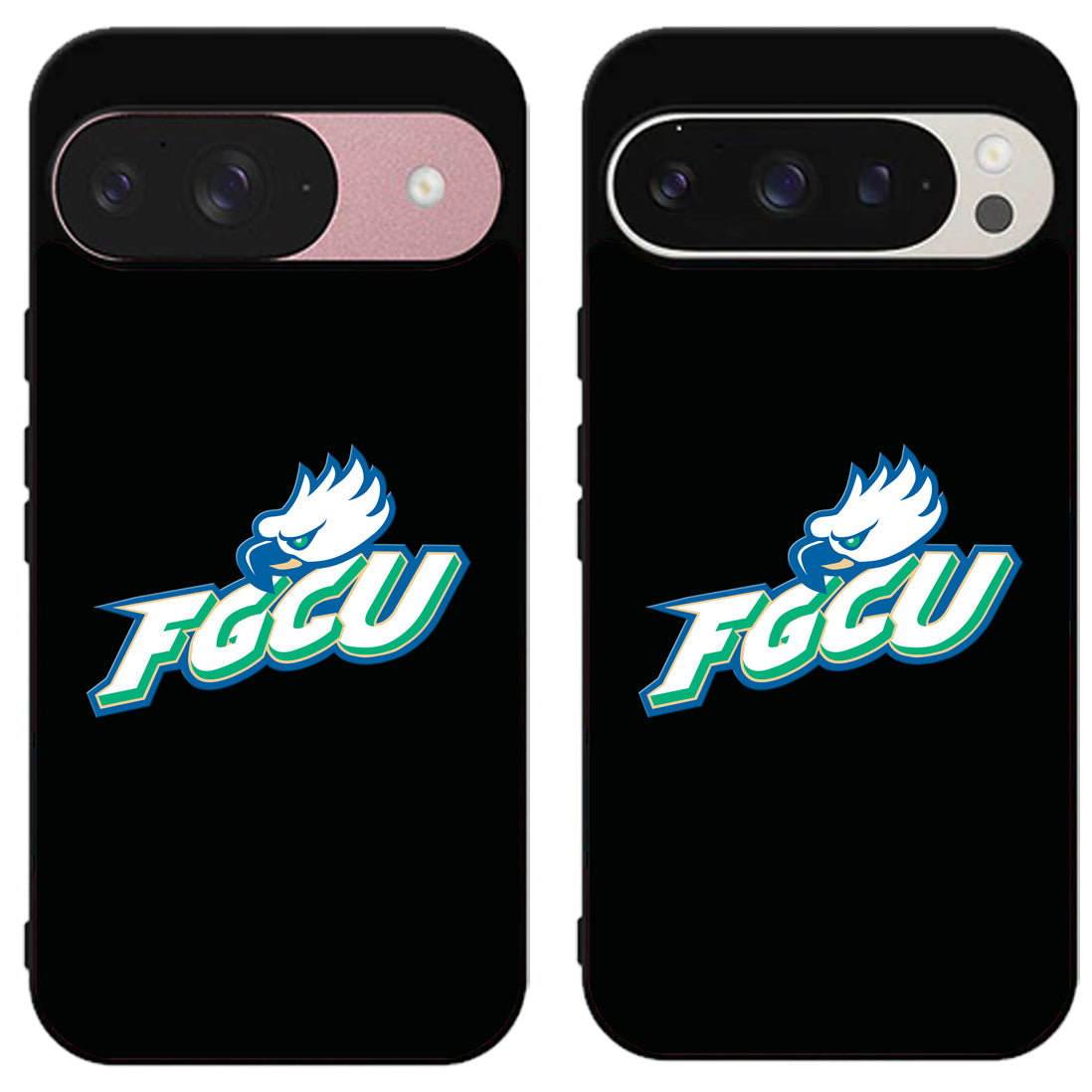 Florida Gulf Coast Eagles Black Google Pixel 9 | 9 Pro | 9 Pro XL Case