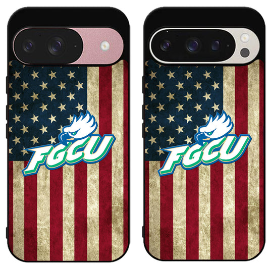 Florida Gulf Coast Eagles Flag Google Pixel 9 | 9 Pro | 9 Pro XL Case