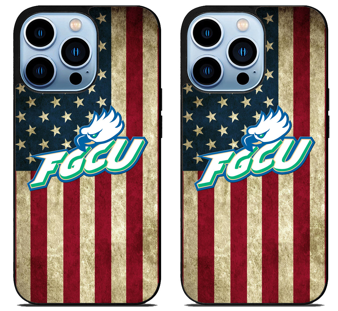 Florida Gulf Coast Eagles Flag iPhone 15 Pro | iPhone 15 Pro Max Case