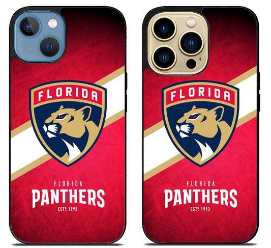 Florida Panthers Logo Cover iPhone 14 | 14 Plus | 14 Pro | 14 Pro Max Case