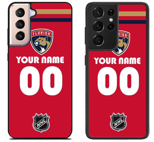 Custom Personalized Florida Panthers NHL Samsung Galaxy S21 | S21 FE | S21+ | S21 Ultra Case