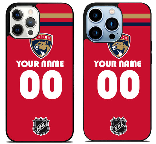 Custom Personalized Florida Panthers NHL iPhone 15 Pro | iPhone 15 Pro Max Case