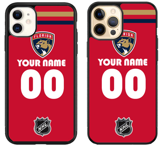 Custom Personalized Florida Panthers NHL iPhone 12 | 12 Mini | 12 Pro | 12 Pro Max Case