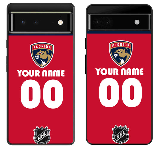 Custom Personalized Florida Panthers NHL Google Pixel 6 | 6A | 6 Pro Case