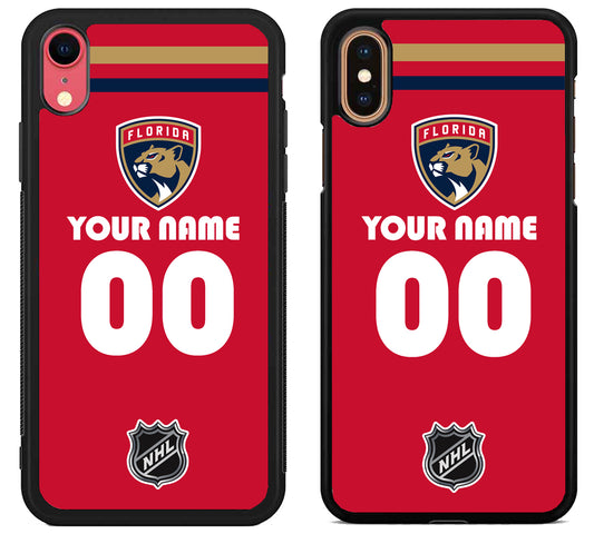 Custom Personalized Florida Panthers NHL iPhone X | Xs | Xr | Xs Max Case