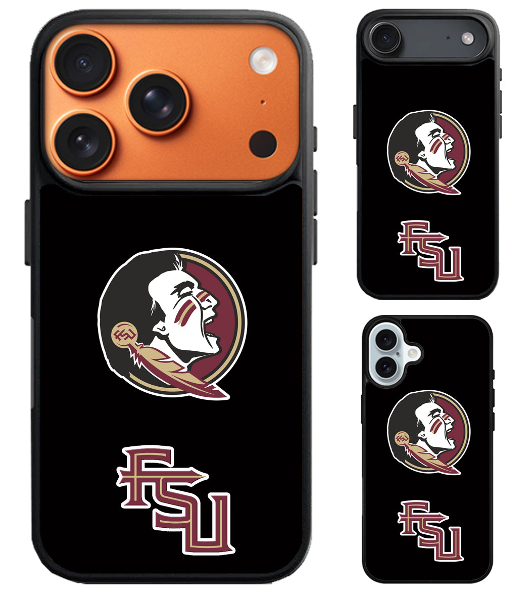 Florida State Seminoles Black iPhone Air | iPhone 17 | 17 Pro | 17 Pro Max Case