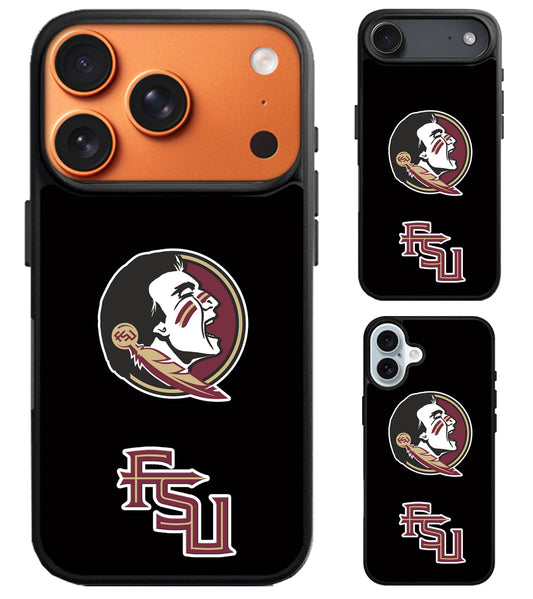 Florida State Seminoles Black iPhone Air | iPhone 17 | 17 Pro | 17 Pro Max Case