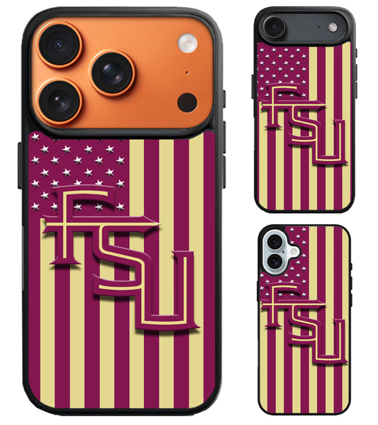 Florida State Seminoles Flag iPhone Air | iPhone 17 | 17 Pro | 17 Pro Max Case