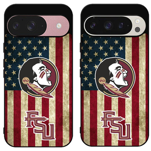 Florida State Seminoles Logo Flag Google Pixel 9 | 9 Pro | 9 Pro XL Case