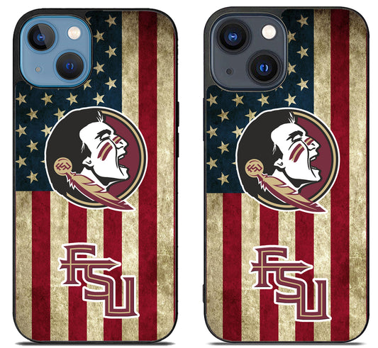 Florida State Seminoles Logo Flag iPhone 15 | iPhone 15 Plus Case