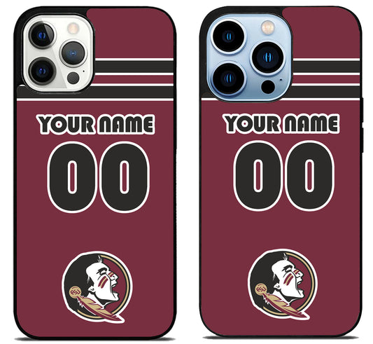 Custom Personalized Florida State Seminoles iPhone 15 Pro | iPhone 15 Pro Max Case