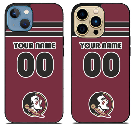 Custom Personalized Florida State Seminoles iPhone 14 | 14 Plus | 14 Pro | 14 Pro Max Case