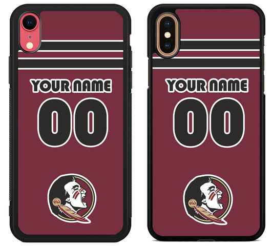 Custom Personalized Florida State Seminoles iPhone X | Xs | Xr | Xs Max Case