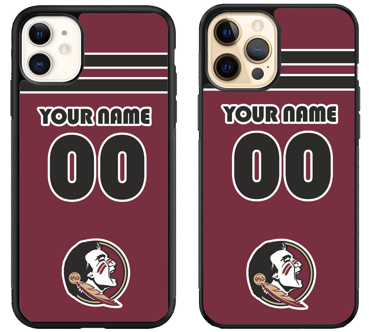 Custom Personalized Florida State Seminoles iPhone 12 | 12 Mini | 12 Pro | 12 Pro Max Case