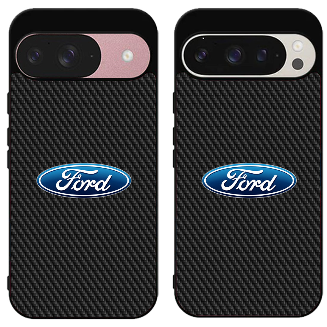 Ford Logo Carbon Google Pixel 9 | 9 Pro | 9 Pro XL Case