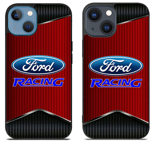 Ford Logo Metallic iPhone 15 | iPhone 15 Plus Case