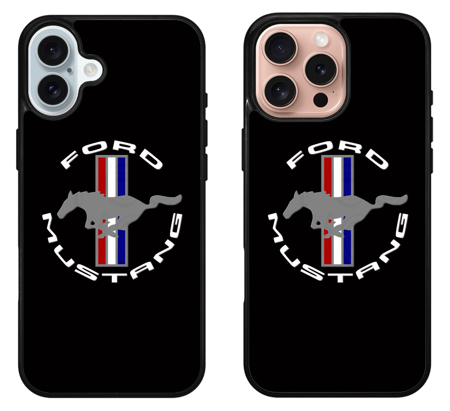 Ford Mustang Black iPhone 16 | 16 Plus | 16 Pro | 16 Pro Max Case