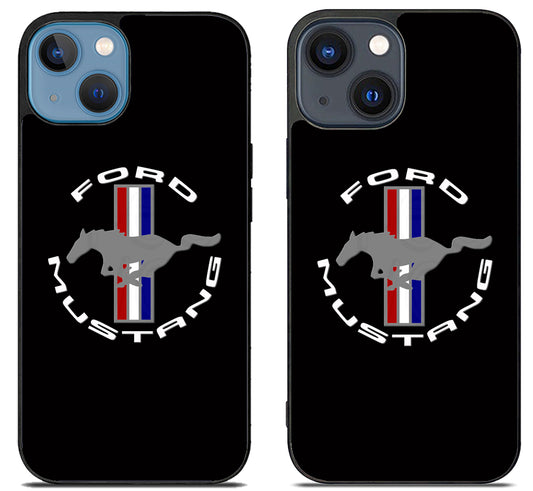 Ford Mustang Black iPhone 15 | iPhone 15 Plus Case
