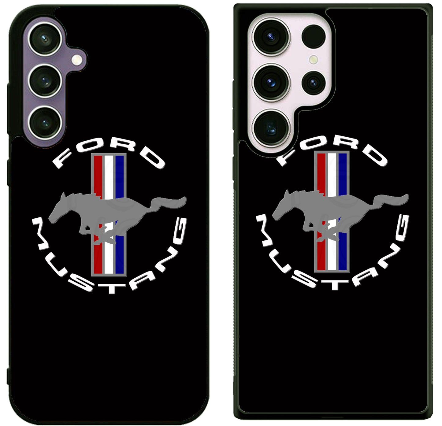 Ford Mustang Black Samsung Galaxy S25 | S25 Edge | S25 FE | S25 Plus | S25 Ultra Case