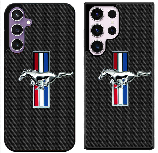 Ford Mustang Carbon Logo Samsung Galaxy S24 | S24+ | S24 Ultra Case