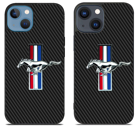 Ford Mustang Carbon Logo iPhone 15 | iPhone 15 Plus Case