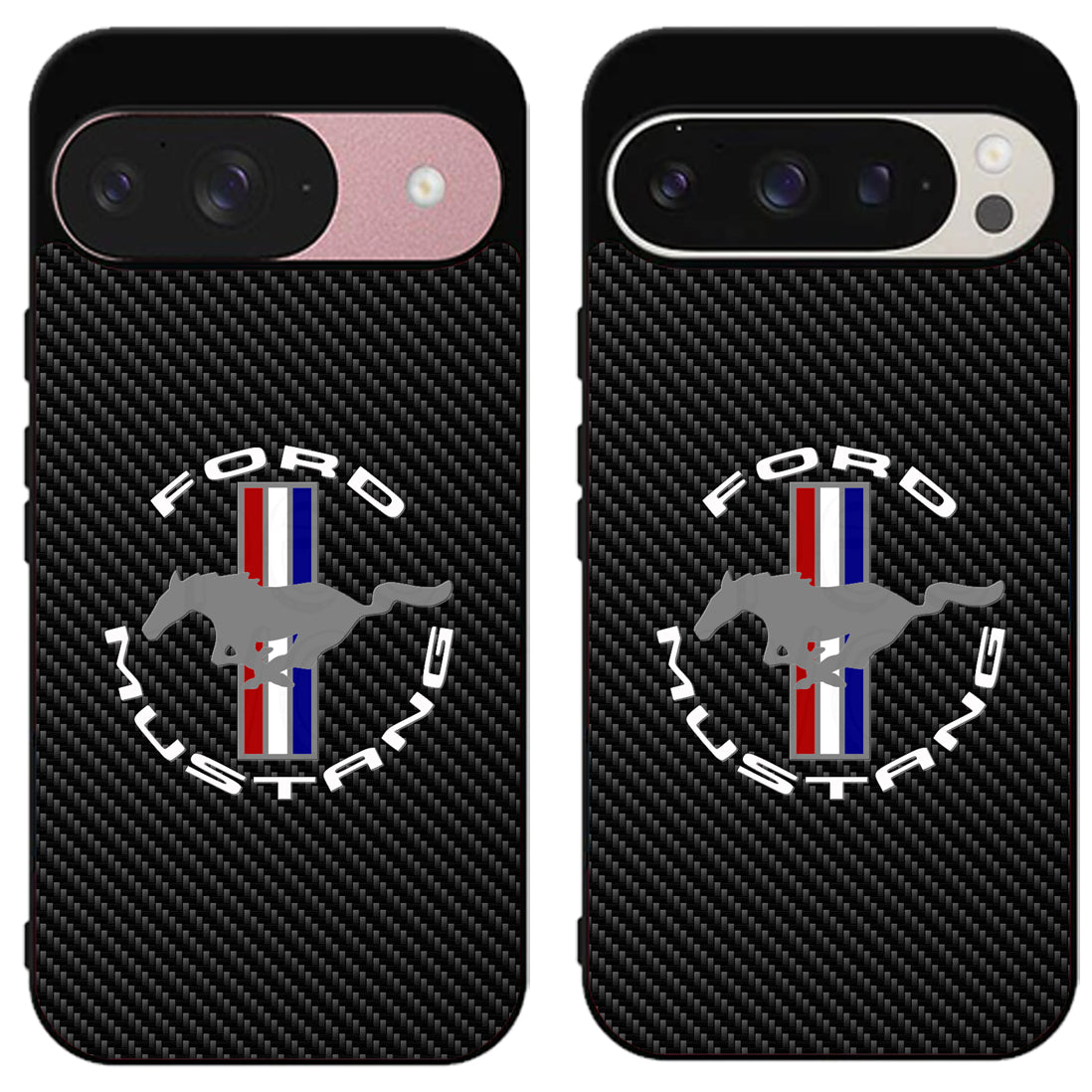 Ford Mustang Carbon Google Pixel 9 | 9 Pro | 9 Pro XL Case