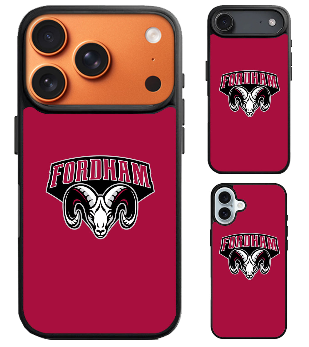 Fordham Rams Red iPhone Air | iPhone 17 | 17 Pro | 17 Pro Max Case