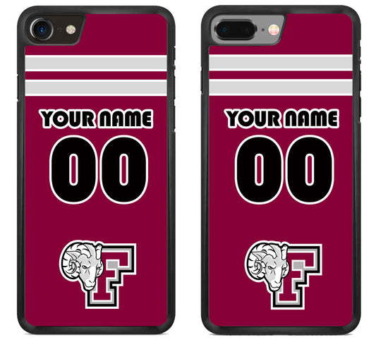 Custom Personalized Fordham Rams iPhone 8 | 8 Plus Case