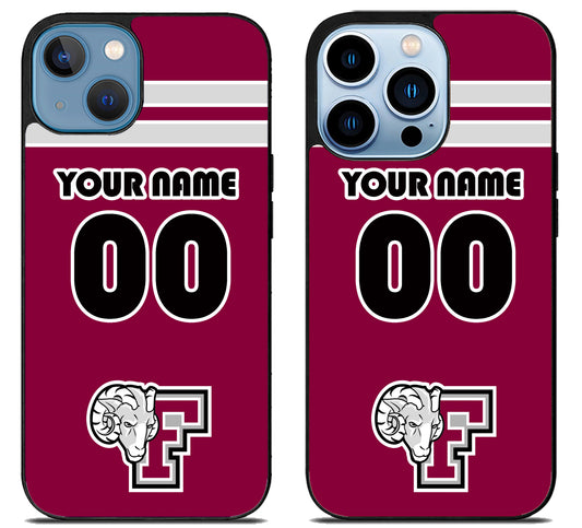 Custom Personalized Fordham Rams iPhone 13 | 13 Mini | 13 Pro | 13 Pro Max Case