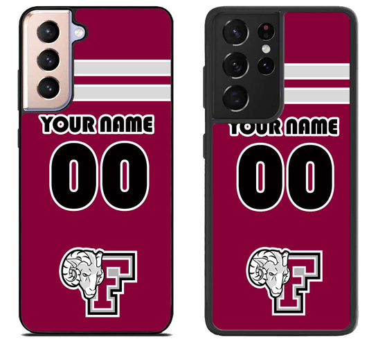 Custom Personalized Fordham Rams Samsung Galaxy S21 | S21 FE | S21+ | S21 Ultra Case