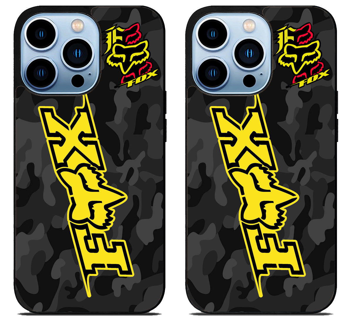 Fox Racing Black Camo iPhone 15 Pro | iPhone 15 Pro Max Case