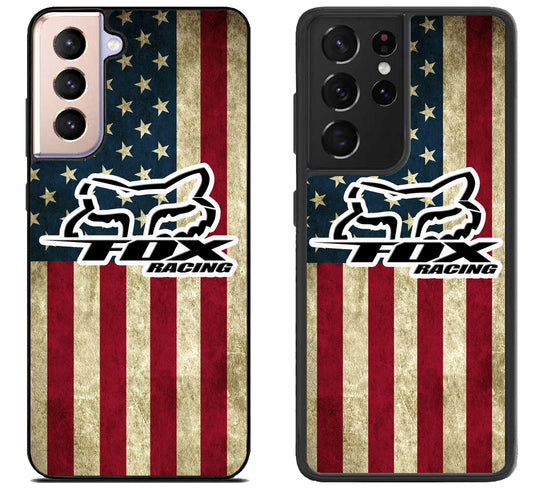 Fox Racing Flag Samsung Galaxy S21 | S21 FE | S21+ | S21 Ultra Case