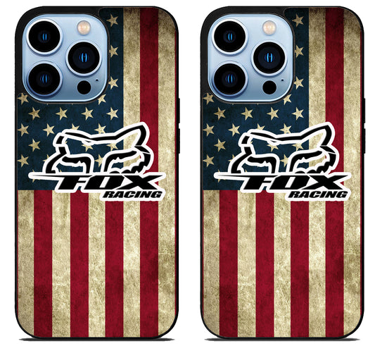 Fox Racing Flag iPhone 15 Pro | iPhone 15 Pro Max Case