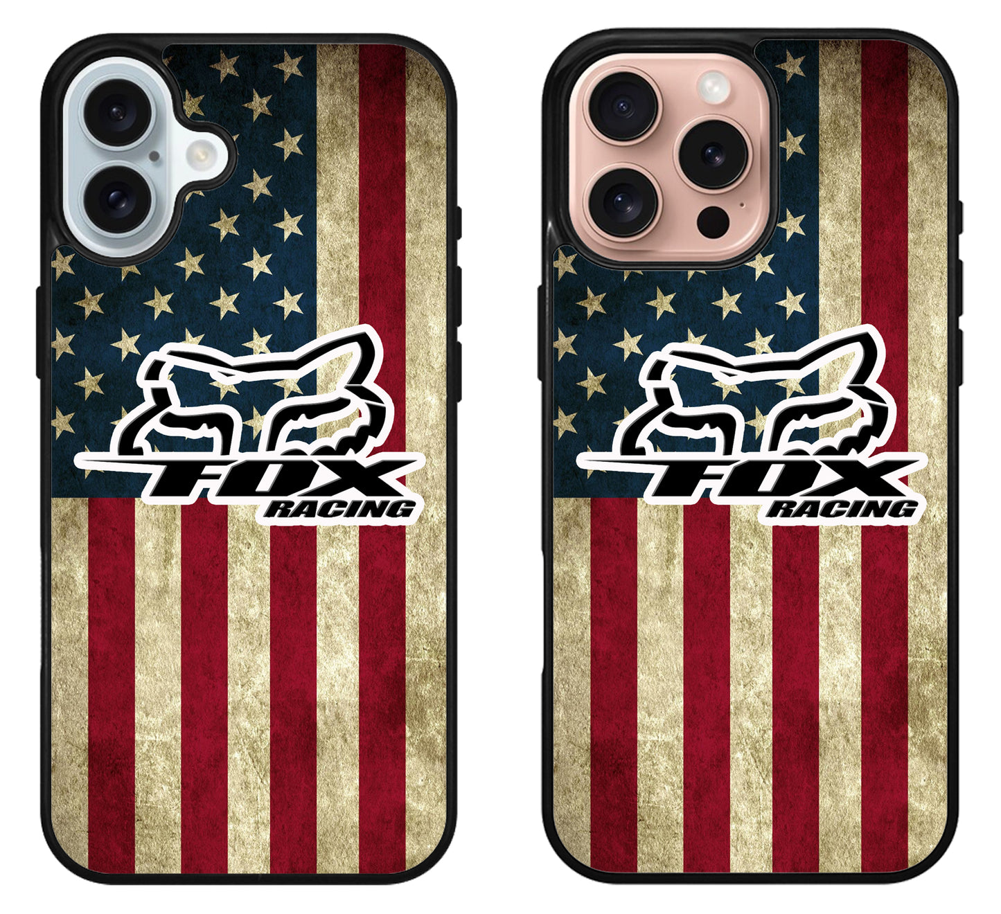 Fox Racing Flag iPhone 16 | 16 Plus | 16 Pro | 16 Pro Max Case