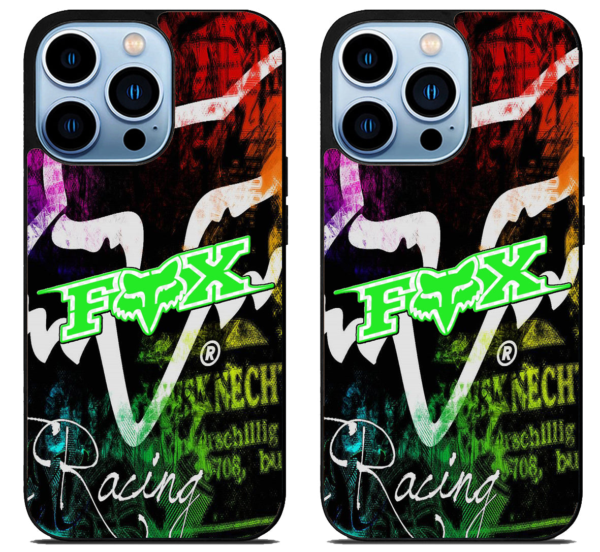 Fox Racing Painted iPhone 15 Pro | iPhone 15 Pro Max Case