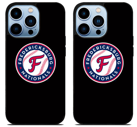 Fredericksburg Nationals Black iPhone 15 Pro | iPhone 15 Pro Max Case