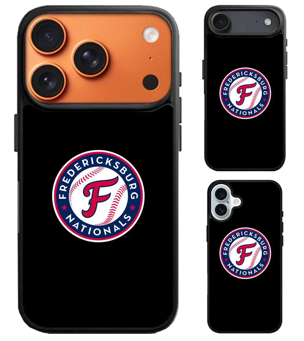 Fredericksburg Nationals Black iPhone Air | iPhone 17 | 17 Pro | 17 Pro Max Case