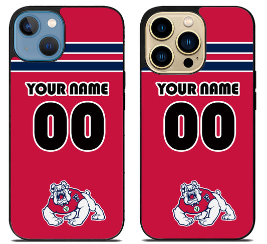 Custom Personalized Fresno State Bulldogs iPhone 14 | 14 Plus | 14 Pro | 14 Pro Max Case