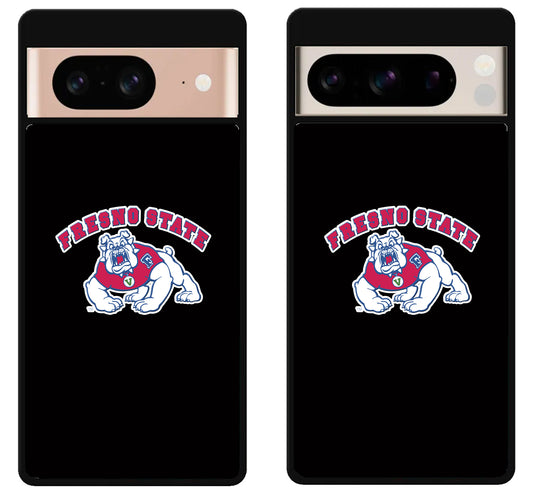 Fresno State Bulldogs Black Google Pixel 8 | 8 Pro Case