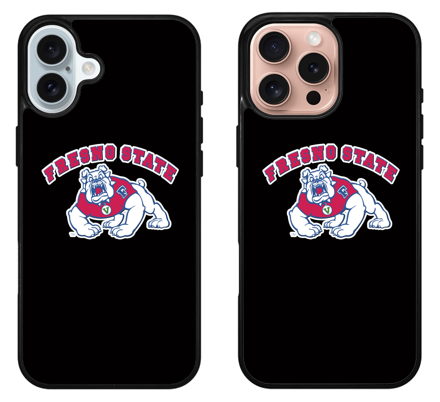 Fresno State Bulldogs Black iPhone 16 | 16 Plus | 16 Pro | 16 Pro Max Case