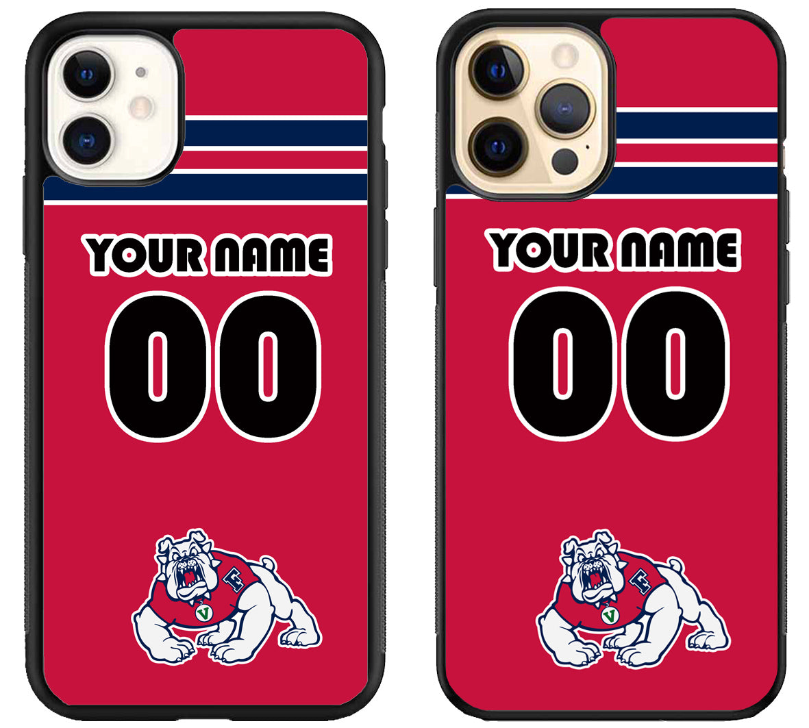 Custom Personalized Fresno State Bulldogs iPhone 12 | 12 Mini | 12 Pro | 12 Pro Max Case