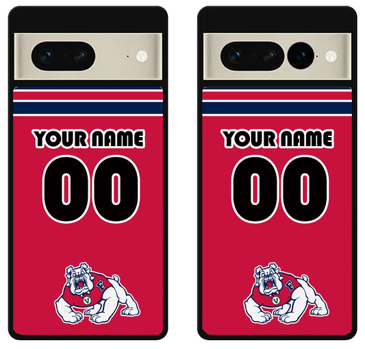 Custom Personalized Fresno State Bulldogs Google Pixel 7 | 7 Pro Case