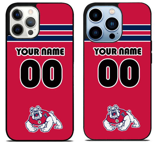 Custom Personalized Fresno State Bulldogs iPhone 15 Pro | iPhone 15 Pro Max Case