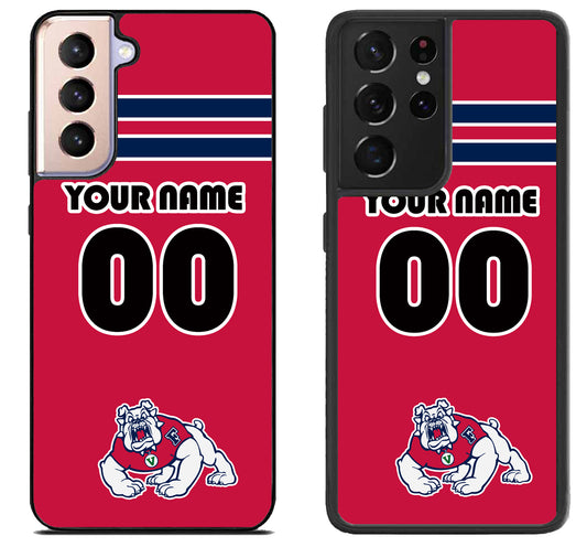 Custom Personalized Fresno State Bulldogs Samsung Galaxy S21 | S21 FE | S21+ | S21 Ultra Case