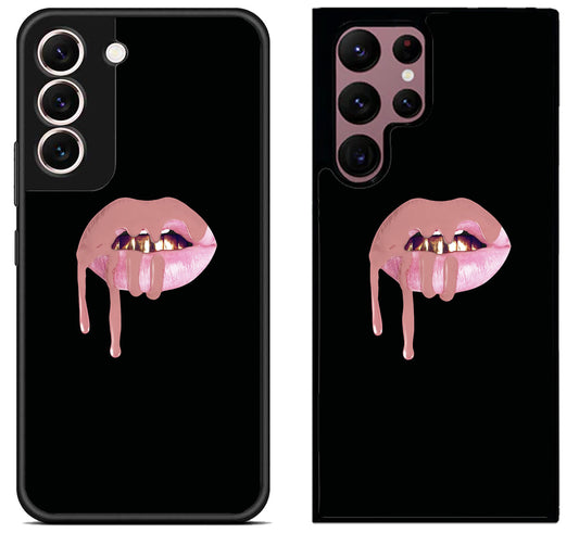 Frosted Pink Lips Samsung Galaxy S22 | S22+ | S22 Ultra Case